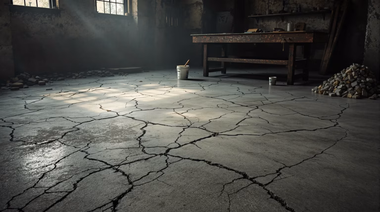 Jak naprawić popękaną posadzkę betonową? Praktyczny przewodnik
